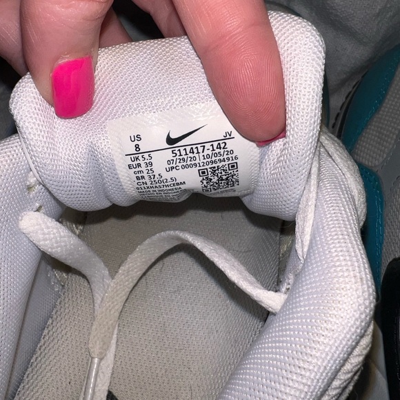 Nike Air Max Blue and Gray Shoes - Picture 4 of 4